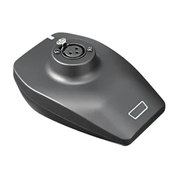 Transmisor de Micrófono de Mesa / Conector XLR-F para Gooseneck / Batería Ion-Litio 12h / USB-C / AES128 / 10-20 Canales / 2.4 GHz