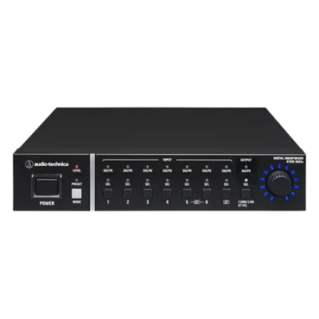 Mezclador Digital Automático / 6 Canales / Cancelación de Eco / 24-bit / Phantom 48V / Rack