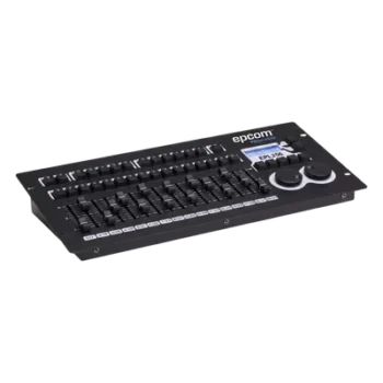 Controlador DMX / 256 Canales / 16 Fixtures / 135 Figuras Vectoriales / 80 Playbacks / 2 Puertos DMX Aislados / Rack 19"
