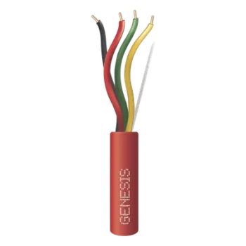Alambre / 4 x 14 AWG / 1000 ft (305 m) / Riser FPLR-CL3R / Resistente al Fuego / Rojo / Sistemas Contra Incendio