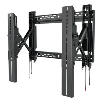 Soporte de Pared Tijera Universal / Extensión 12" (305 mm) / Carga 200 lb (90.7 kg) / Tilt +15°/-2° / VESA 200x100 a 600x600 mm / Acceso Abierto Cajas Empotradas