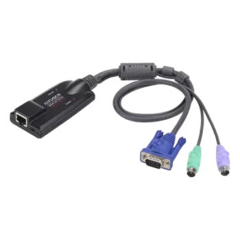 Adaptador KVM / DVI-USB / 2 Puertos / Selector Remoto / 0.15 kg / 3.54 x 1.69 x 0.86 in