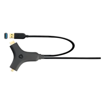 Adaptador Activo Multi-Formato / HDMI + USB 3.2 a USB-C / 4K@30Hz 4:4:4 / 60W PD / Cable 2.7 m (8.85 ft)