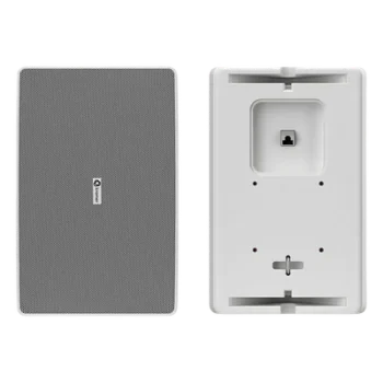 Altavoz de Pared / 8" / PoE++ / Dante / DSP Integrado / Mezclador 2 Canales / 100 dB SPL / Montaje Flexible