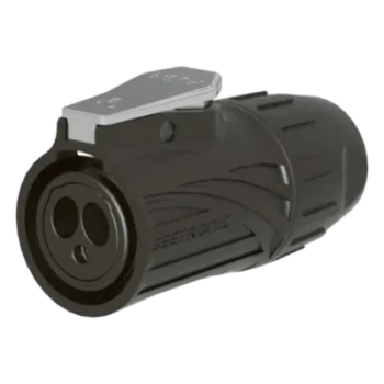 Conector de Alimentación / Núcleo de 3 capas / Carcasa de zinc con protección RF / Contactos dorados / 20A RMS / IP65