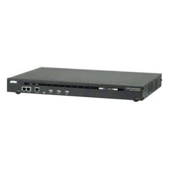 Servidor de consola serie por IP / 8 puertos / Redundancia de alimentación y red / TLS 1.2 / RSA 2048 bits