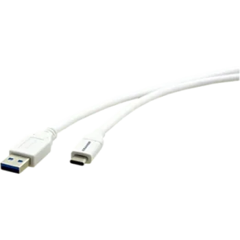 Cable USB 3.2 Gen-2 SuperSpeed+ | USB-C Macho a USB-C Macho | 10 Gbps | 4K@60 Video | 100W Power Delivery | K-Lock Integrado | Triple Blindaje | 0.9 m (3 ft)