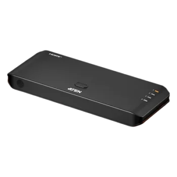 Switch HDMI 4 Puertos True 4K Essentials | RapidSync™ | HDR10+ | HDCP 2.2 | Control por Botón e IR | LPCM 7.1 | Diseño Compacto