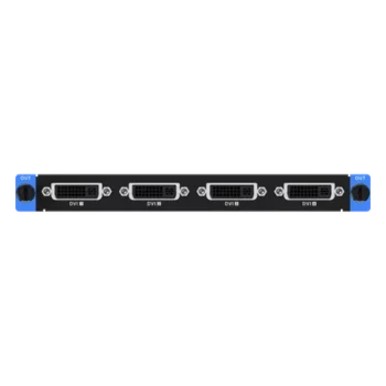 Tarjeta de Salida DVI 4 Canales / 1080P @ 60 Hz / 2.6 MP por Puerto / 16 Capas Video Wall / Compatible Serie C66S