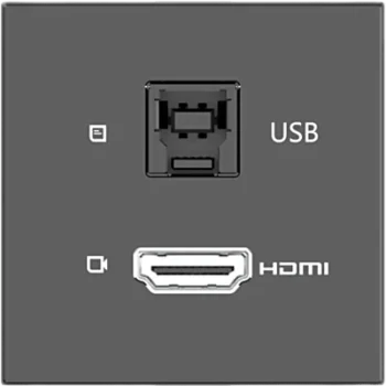 Módulo Pasivo | HDMI + USB Passthrough | 4K@60 (4:4:4) | USB 3.2 Gen 2 10Gbps | Graphite Black