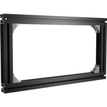 Soporte Modular 1x1 / Compatible con DS-D40W-2F / Negro / Pintura Electroestática / Instalación Rápida / Ligero y Delgado