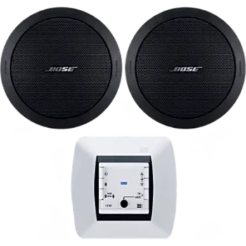 Kit de Audio Residencial | Mando Bluetooth EGI 121010H + Par de Bocinas de Techo BOSE FS2C | 2+2W RMS | 16Ω