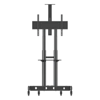 Soporte Móvil para Pantalla / 55" a 90" / VESA 200x200 a 800x500 / Carga 90.9 kg (200 lbs) / Base Modular con Ruedas 360°
