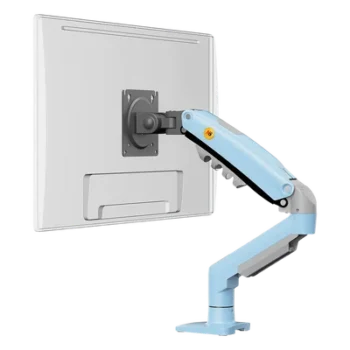Brazo Ajustable para Monitor / 17" a 30" / Capacidad 9 kg / Rotación 360° / Inclinación +85° a -30° / Giro 180° / Resorte de Gas / Color Azul