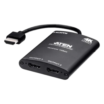 Distribuidor HDMI / True 4K / 2 Puertos / HDMI 2.0 / HDCP 2.2 / 18 Gbps / Alcance 5 m (16.4 ft)