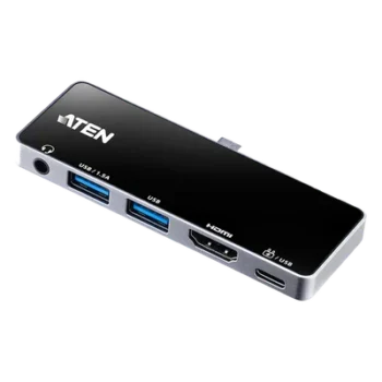 Dock USB-C de Viaje / Thunderbolt 3 / USB 3.2 5 Gbps / HDMI 4K 60Hz / PD 92W / 44g