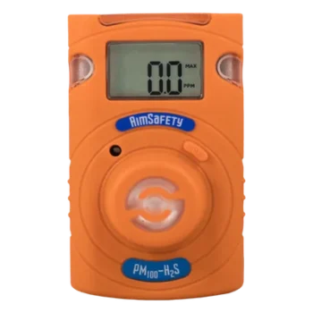 Monitor Personal Monogás / H2S / Alarma Triple / IP67 / Durabilidad 2 Años / Pantalla LCD