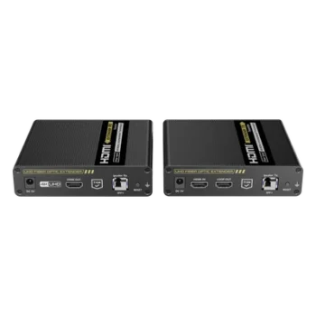 Kit Extensor HDMI por FIBRA ÓPTICA 10G a 40 Km | Resolución 4K@60Hz | Monomodo (SMF) | IPCOLOR PIXEL | Cero Latencia | Sin Comprimir | S/PDIF / ARC / RS-232 | Salida Loop | Transceptores Ópticos (GBIC) Incluidos | IR bidireccional.