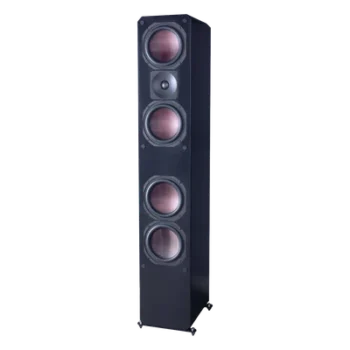 ELITE SERIES PREMIUM HOME THEATER 3 VIAS, 4 WOOFER DE FIBRA DE CARBONO 6.5", 1 TWEETER DE TITANIO, COLOR NEGRO