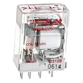 Relevador Electromecánico SPDT / 15 A / 120-277 VAC / 28 VDC / Bobina 24 V CA / Riel DIN 35 mm / -40 a 55 °C