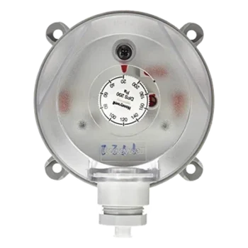 Interruptor de Presión Diferencial / Rango Ajustable 20 a 200 Pa / Montaje en Ducto / IP54 / SPST 1.5 A a 250 VAC
