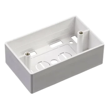 Caja de Pared Universal / 6 Puertos / 70x115x36 mm / UL 94V-0 / ANSI/TIA/EIA-568-C.2 / 0.23x0.38x0.12 ft