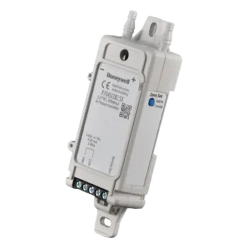 Sensor de Presión Diferencial / Medios Secos / 4 Rangos Seleccionables / Salida Universal / Sonda Remota / Riel DIN