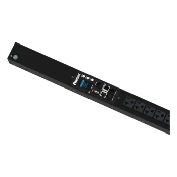 PDU Monitoreable / 16 Salidas NEMA 5-20R / Entrada NEMA 5-15P / Vertical / 120 Vca / 15 A / Cable 3 m (9.8 ft) / Rango 10°C a 60°C