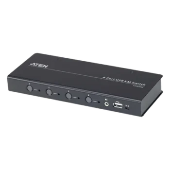 Switch KM USB / 4 Puertos / Boundless Switching / RS-232 / HDMI / Audio / Control de 4 a 8 Computadoras