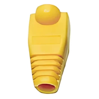 Bota de Protección para Conector RJ45 / 6.0 mm / 27.5 mm Largo / Amarillo