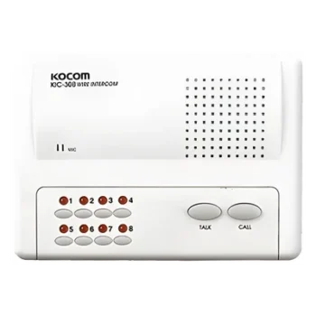 Intercomunicador Manos Libres / 8 Extensiones / Alcance 200 m (656.2 ft) / Cable 2 Hilos Calibre 18 / Alimentación 6 VCC / Montaje en Pared