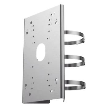 Adaptador de Poste para Domo PTZ / Polímero Anticorrosión / 2.5 kg / Montaje Versátil