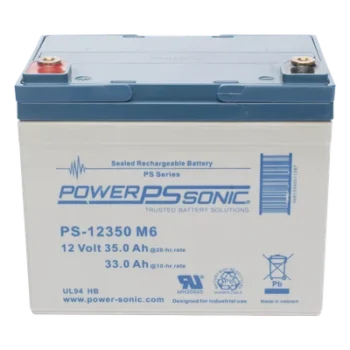 Batería de Respaldo AGM/VRLA / 12V 35Ah / Terminales M6 / Vida Útil 5 Años / Certificación UL