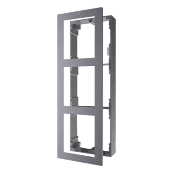 Base de Montaje para Videoportero IP / 3 Módulos / Superficie / Aluminio Anticorrosión / -40°C a +60°C (-40°F a 140°F)