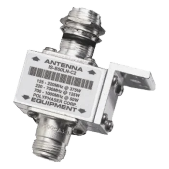 Protector Coaxial RF / 10 MHz a 1 GHz / 50 Ω / Conectores N Hembra / Bloqueo DC / 20 kA / 1,500 W