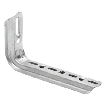 Ménsula Omega Tipo L / 310 mm de Ancho / Acero al Carbono Calibre 13 / Acabado Electro Zinc / Montaje en Muro