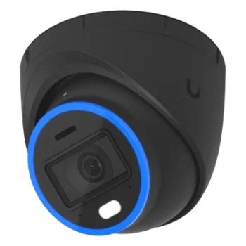 Cámara IP Turret / 4K 8 Megapixel / Ángulo Ultra-Ancho 109.9° / IR 40 m (131.2 ft) / AI Reconocimiento Facial y de Matrículas / LED Color Nocturno / Audio Bidireccional / PoE+ / IP66 IK08