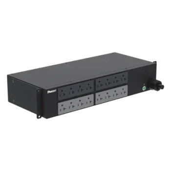 PDU Básico para Rack / 16 Salidas NEMA 5-20R / Entrada NEMA L5-30P / 30 A / 120 Vca / Horizontal 2U / Cable 3 m (9.8 ft)