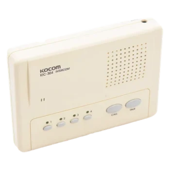 Sistema de Intercomunicador Manos Libres / 4 Extensiones / Alcance 200 m (656.2 ft) / Cable 2 Hilos Calibre 18 / Montaje en Pared