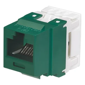 Conector Jack / Cat 6 / Keystone / 110 Impacto / 8P8C / Verde