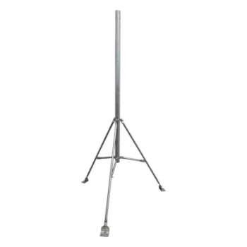 Tripié con Mástil / Tubo 2" / Altura 3 m (9.8 ft) / Acero Galvanizado en Caliente / ASTM A-36