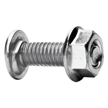 Tornillo Métrico con Tuerca / Acero al Carbono 6 mm / Largo 20 mm / Acabado Electrozincado 15-20 µm / Uso Interior