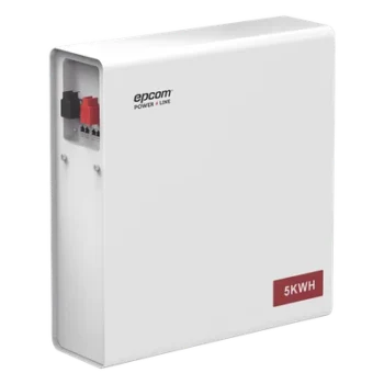 Batería de Litio LiFePO4 / 5 kWh / 51.2 Vcc / 100 Ah / Exterior / Montaje en Pared / Paralelo hasta 150 kWh