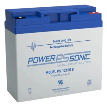 Batería de Respaldo AGM/VRLA / 12V / 18Ah / Vida Útil 5 Años / Terminales Tipo B / Libre de Mantenimiento / Certificación UL