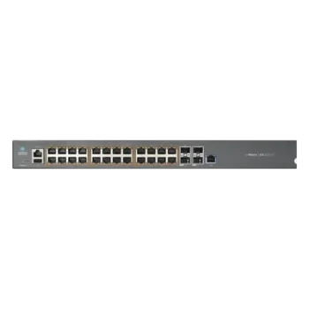 Switch Capa 3 / 28 Puertos / 24 PoE Gigabit 802.3af/at / 4 SFP+ / 128 Gbps / Administración en la Nube