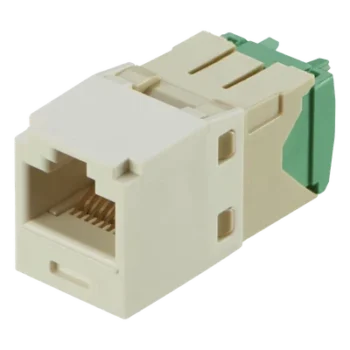 Conector Jack RJ45 / Categoría 6 / 8P8C / 28-30 AWG / Terminación sin Impacto / Color Blanco