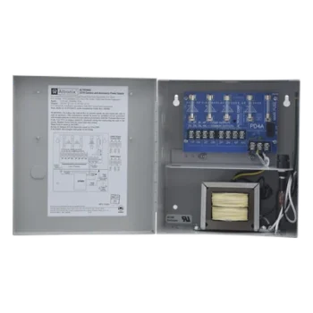 Fuente de Poder CCTV / 4 Salidas / 24 Vca @ 3.5 A o 28 Vca @ 3 A / 115 Vca / NEMA 1