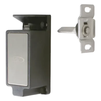 Cerradura Electromagnética para Gabinetes / 320 lbs (145 kg) / Sensor NO/NC / 12/24 VDC / Cierre o Apertura en Falla / Acero Resistente al Óxido