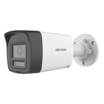 Cámara Bala TURBOHD / 3K 5 Megapixel / Lente 2.8 mm / Ángulo 112° / Dual Light IR 30 m (98.4 ft) + Luz Blanca 20 m (65.6 ft) / Audio Bidireccional / IP67