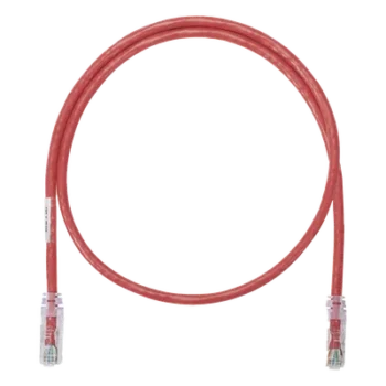 Cable de Parcheo UTP / Categoría 6 / 0.3 m (1 Pie) / 24 AWG / T568B / CM / Rojo
